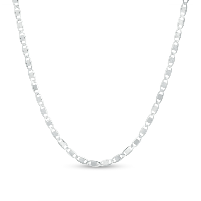 Made in Italy 2.58mm Shiny Valentino Chain Necklace in Solid Sterling Silver - 18"