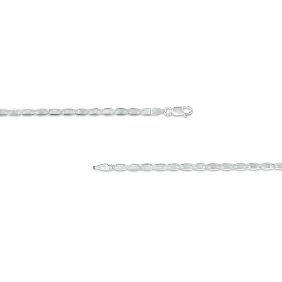 Made in Italy 2.58mm Shiny Valentino Chain Necklace in Solid Sterling Silver - 18"