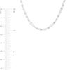 Thumbnail Image 2 of Made in Italy 2.58mm Shiny Valentino Chain Necklace in Solid Sterling Silver - 18"
