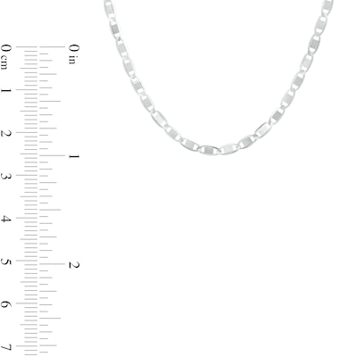 Made in Italy 2.58mm Shiny Valentino Chain Necklace in Solid Sterling Silver - 18"