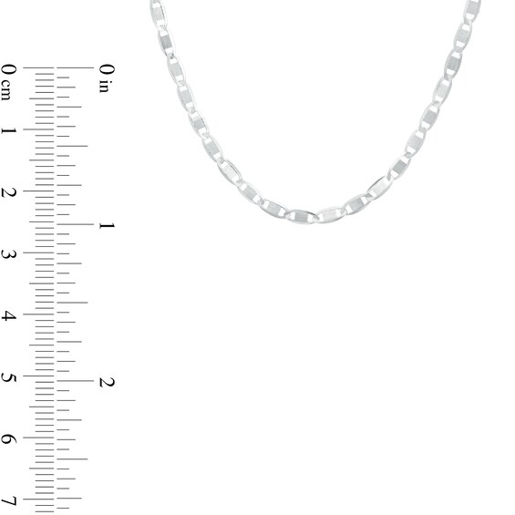Made in Italy 2.58mm Shiny Valentino Chain Necklace in Solid Sterling Silver - 18"