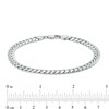 Thumbnail Image 3 of Made in Italy 5.94mm Miami Cuban Bracelet in Solid Sterling Silver - 8.5"