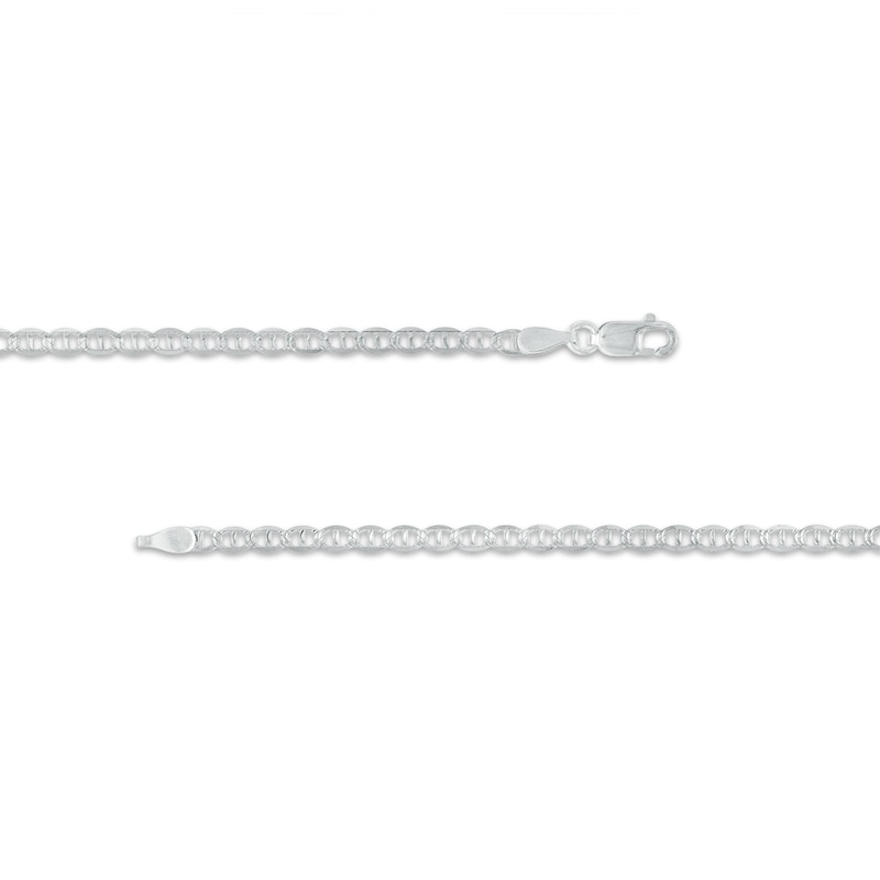 Made in Italy 2.7mm Diamond-Cut Mariner Chain Necklace in Solid Sterling Silver - 22"