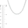 Thumbnail Image 2 of Made in Italy 2.7mm Diamond-Cut Mariner Chain Necklace in Solid Sterling Silver - 22"