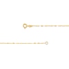 Made in Italy 1.8mm Mirror and Paper Clip Chain Necklace in 10K Solid Gold - 18"