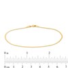 Thumbnail Image 3 of Made in Italy 1.5mm Herringbone Chain Bracelet in 10K Solid Gold - 7.5"