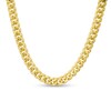 Thumbnail Image 1 of Made in Italy 6.8mm Cuban Chain Necklace in 10K Semi-Solid Gold - 20"