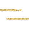 Thumbnail Image 1 of Made in Italy 6.8mm Cuban Chain Necklace in 10K Semi-Solid Gold - 20"