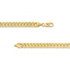 Thumbnail Image 2 of Made in Italy 6.8mm Cuban Chain Necklace in 10K Semi-Solid Gold - 20"