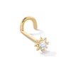 Thumbnail Image 0 of 14K Gold Starburst Screw Nose Stud - 20G 5/16"