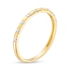 Thumbnail Image 2 of Cubic Zirconia Channel-Set Ring in 10K Gold - Size 7