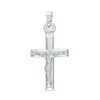 Thumbnail Image 1 of Small Crucifix Necklace Charm in Sterling Silver
