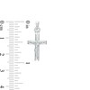 Thumbnail Image 2 of Small Crucifix Necklace Charm in Sterling Silver