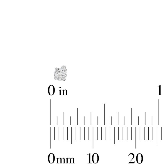 Solid Stainless Steel CZ Nose Stud Set - 20G