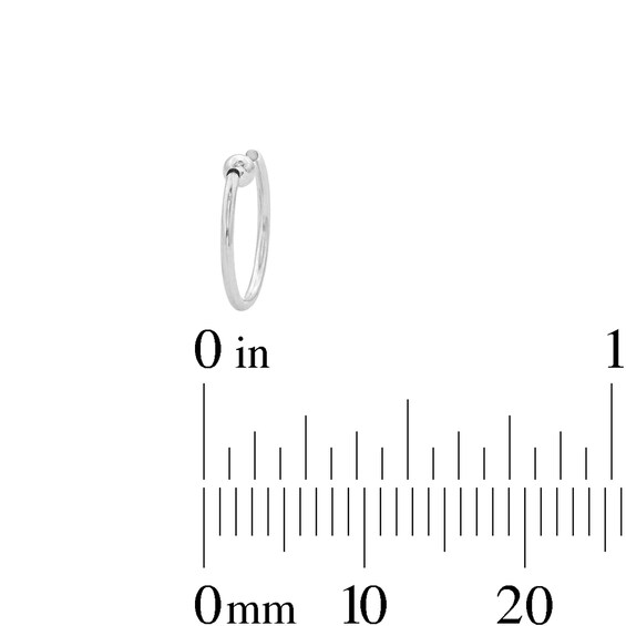 Solid Stainless Steel CZ Nose Stud Set - 20G