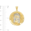 Thumbnail Image 1 of Jesus Medallion Two-Tone Necklace Charm in 10K Gold