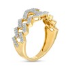 1/6 CT. T.W. Diamond Champion Ring in Sterling Silver with 14K Gold Plate