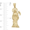 Thumbnail Image 3 of Santa Muerte Necklace Charm in 10K Gold