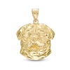 Thumbnail Image 0 of Pug Necklace Charm in 10K Gold Casting
