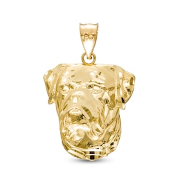 Bullmastiff Necklace Charm in 10K Gold Casting