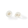 Thumbnail Image 2 of Cubic Zirconia Butterfly Stud Earrings in Solid Sterling Silver with 14K Gold Plate
