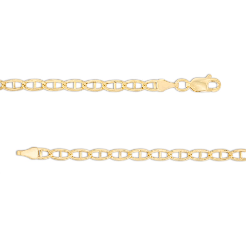 Main Image 2 of 3.45mm Mariner Chain Necklace in 10K Hollow Gold - 22"