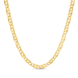 3.4mm Diamond-Cut Bird's Eye Chain Necklace in 10K Hollow Gold - 18&quot;