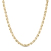 Thumbnail Image 0 of 3.6mm Diamond-Cut Rope Chain Necklace in 10K Semi-Solid Gold - 22"