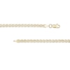 Thumbnail Image 2 of 3.4mm Diamond-Cut Mariner Chain Necklace in 10K Hollow Gold - 18"