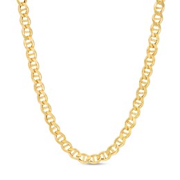 4.25mm Diamond-Cut Mariner Chain Necklace in 10K Hollow Gold - 20&quot;
