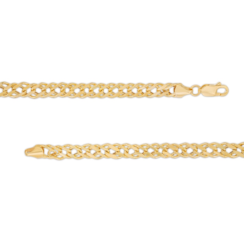 5.1mm Diamond-Cut Rambo Chain Necklace in 10K Hollow Gold - 20"