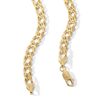 10K Hollow Gold Diamond-Cut Rambo Chain - 20"