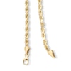 Thumbnail Image 4 of 10K Semi-Solid Gold Diamond-Cut Rope Chain - 18"