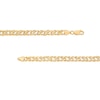 Thumbnail Image 1 of 5.10mm Diamond-Cut Rambo Chain Bracelet in 10K Hollow Gold - 8.5"