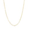 Thumbnail Image 1 of 1.4mm Diamond-Cut Elongated Cable Chain Necklace in 10K Solid Gold - 18"