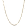 Thumbnail Image 0 of 2.4mm Diamond-Cut Pavé Curb Chain Necklace in 10K Semi-Solid Gold - 18"