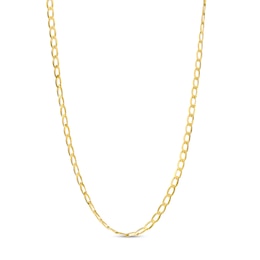 1.75mm Diamond-Cut Light Curb Chain Necklace in 10K Solid Gold - 18&quot;