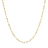 Thumbnail Image 0 of 2.65mm Diamond-Cut Figaro Chain Necklace in 10K Solid Gold - 20"