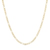 Thumbnail Image 1 of 2.65mm Diamond-Cut Figaro Chain Necklace in 10K Solid Gold - 20"