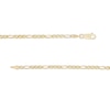Thumbnail Image 1 of 2.65mm Diamond-Cut Figaro Chain Necklace in 10K Solid Gold - 20"