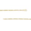 Thumbnail Image 1 of 2.65mm Diamond-Cut Figaro Chain Necklace in 10K Solid Gold - 20"