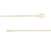 Thumbnail Image 1 of 1.2mm Rhodium Accent Station Chain Necklace in 10K Solid Gold - 18"