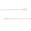 Thumbnail Image 2 of 10K Solid Gold Diamond-Cut Station Two-Tone Chain - 18"