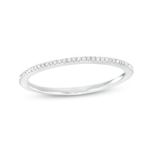 1/20 CT. T.W. Diamond Dainty Ring in Sterling Silver