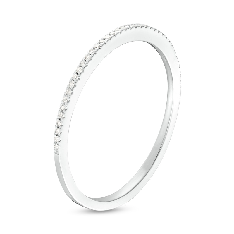 Main Image 2 of 1/20 CT. T.W. Diamond Dainty Ring in Sterling Silver