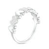 Thumbnail Image 2 of 1/10 CT. T.W. Diamond Multi Heart Ring in Sterling Silver