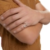 Thumbnail Image 3 of Sterling Silver 1/20 CT. T.W. Diamond Snake Wrap Ring