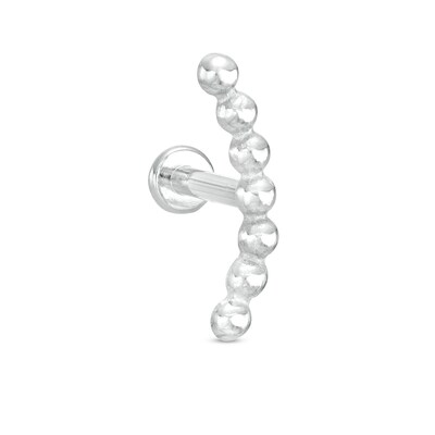 Titanium Beaded Crawler Stud - 18G 5/16"