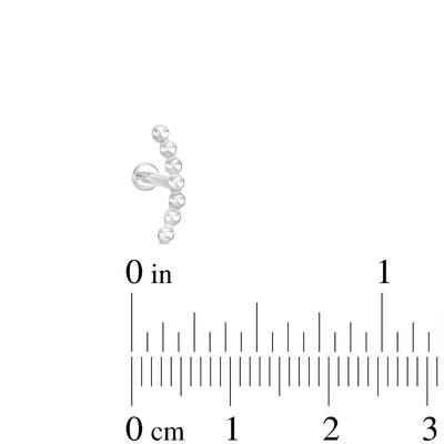 Titanium Beaded Crawler Stud - 18G 5/16"