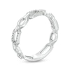 1/20 CT. T.W. Diamond Multi Link Ring in Sterling Silver
